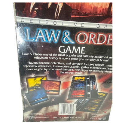 Jogo de Tabuleiro Detetive Law & Order - Cardinal Games Novo Lacrado