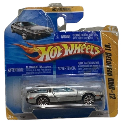 Hot Wheels 1981 DeLorean DMC-12 Prateado - Miniatura Colecionável,  Embalagem Original