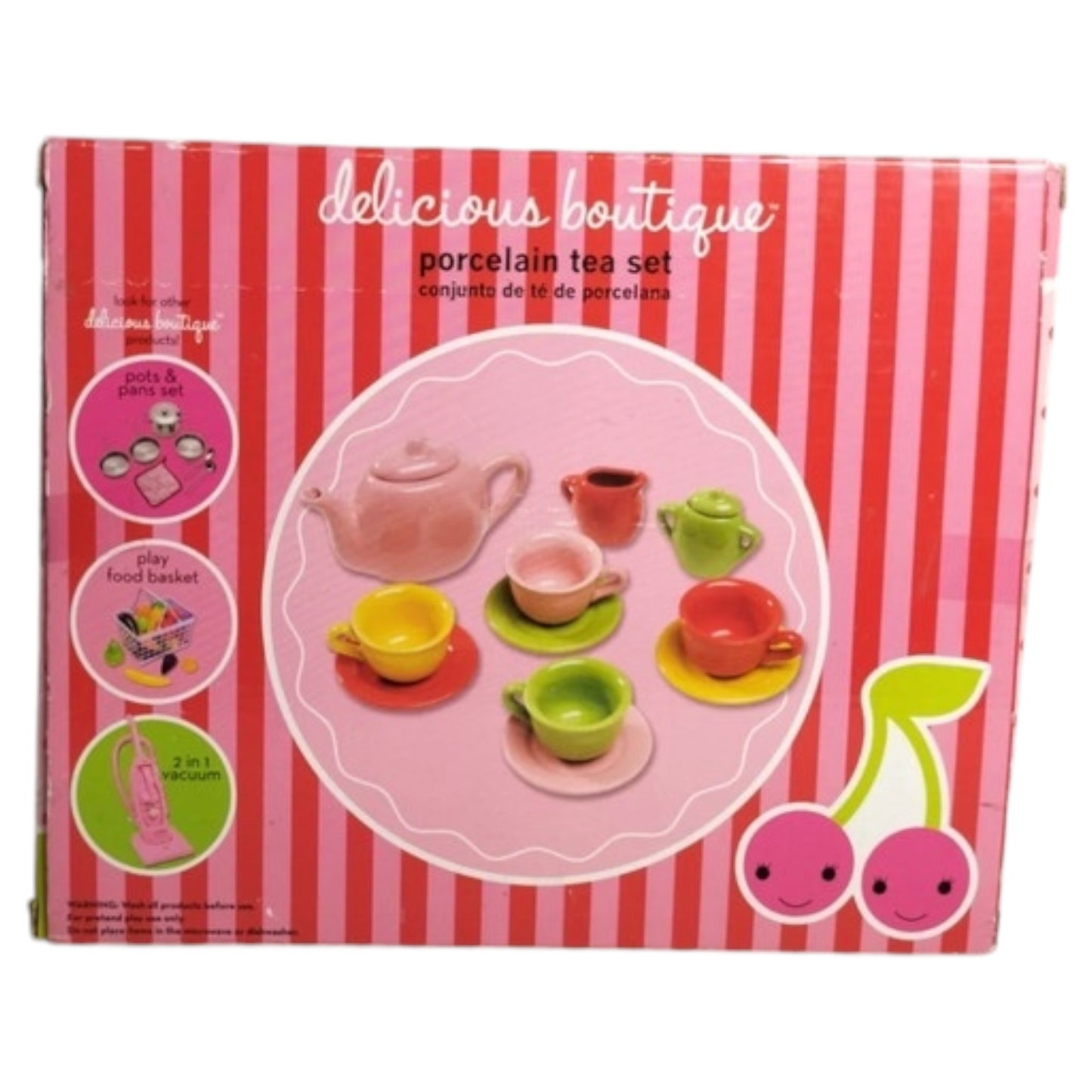 Conjunto de Chá Miniatura – Porcelana 13 Peças by Delicious Boutique – Estilo Casa de Bonecas