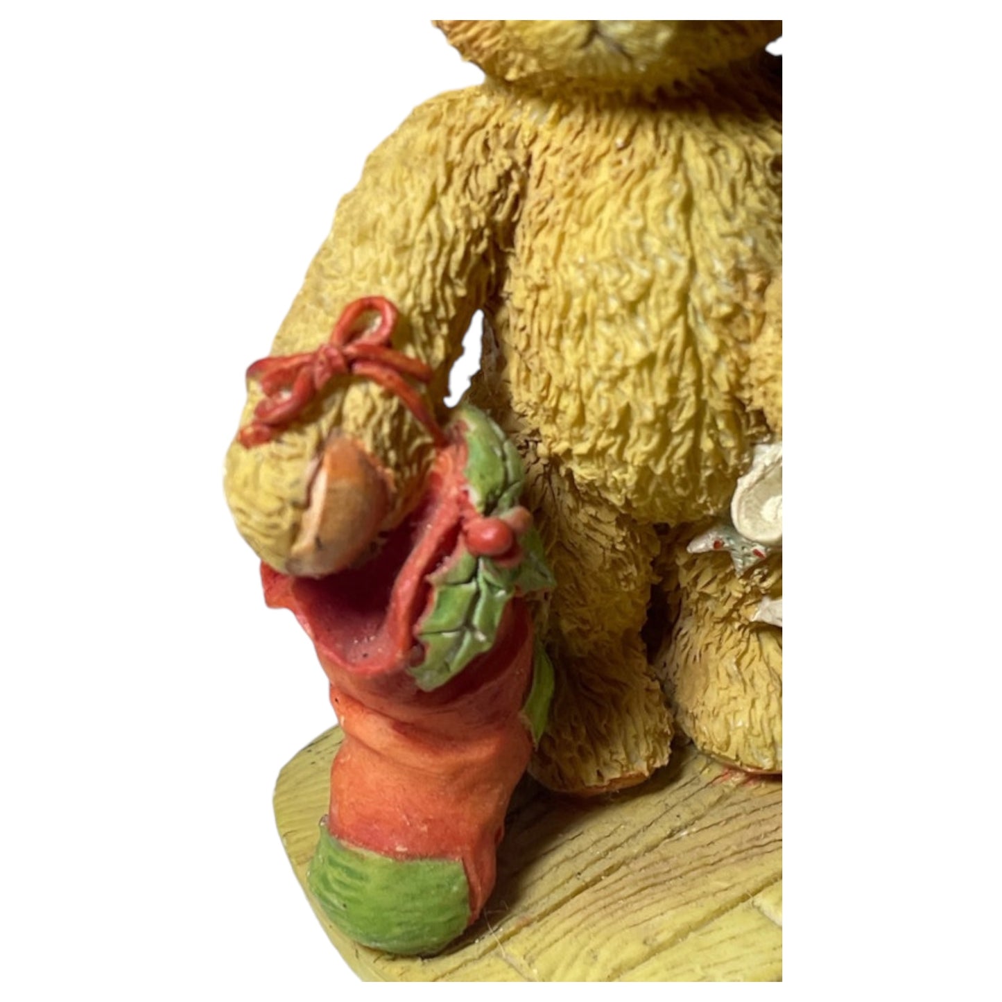 Estatueta Vintage Cherished Teddies Jacob “Wishing for Love” – 1992 Natal