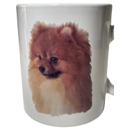 Caneca de Porcelana Lulu da Pomerânia – Pomeranian Mug Descrição da Raça