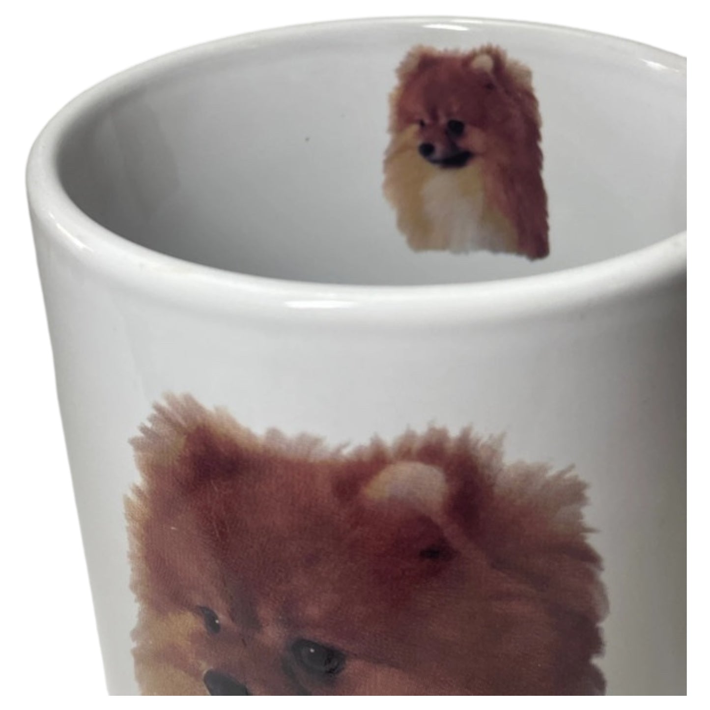 Caneca de Porcelana Lulu da Pomerânia – Pomeranian Mug Descrição da Raça