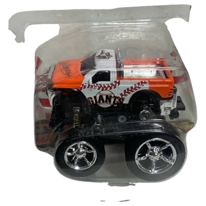 Mini Caminhonete Monster Truck Fleer MLB 2005 - San Francisco Giants, Pull Back, Lacrado, Colecionável