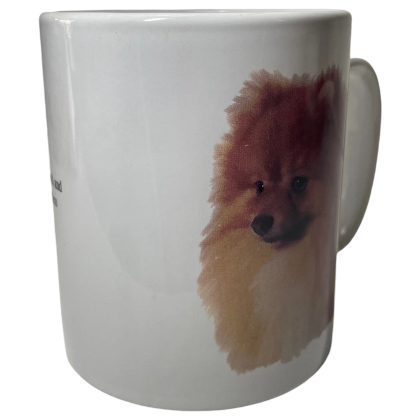 Caneca de Porcelana Lulu da Pomerânia – Pomeranian Mug Descrição da Raça