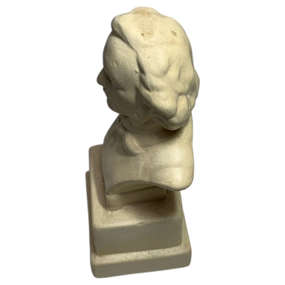 Busto de estatuilla de cerámica vintage de Felix Mendelssohn compositor de música clásica - Alemania