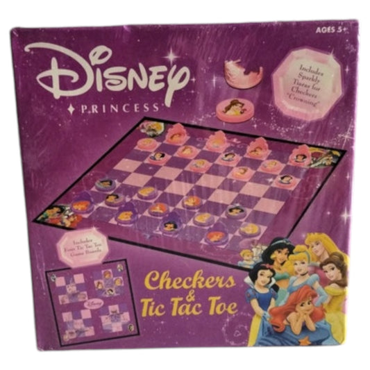 Jogo Disney Princess Checkers & Tic Tac Toe – Selado