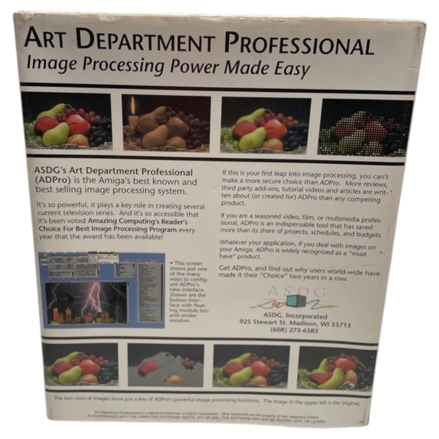 Vintage 1992 Art Department Professional Image Processing Power Easy - Kit Completo com 6 Disquetes