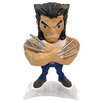 Exclusif LootCrate : figurine moulée sous pression Metals X-Men Logan Wolverine | Poupée neuve dans sa boîte d'origine