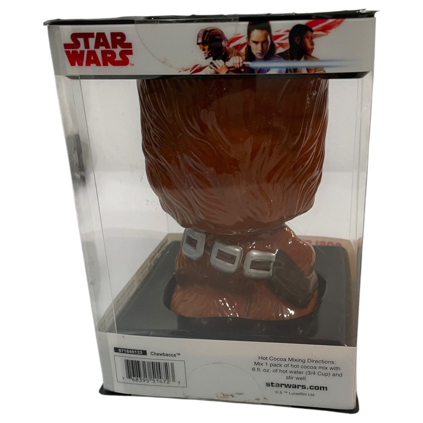 Tasse Chewbacca Star Wars Disney 2012 | Décoratif | Emballage d'origine