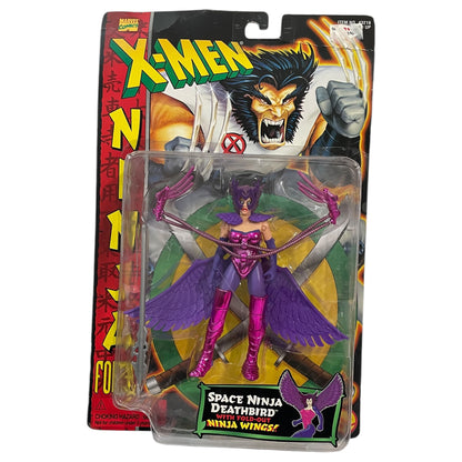 Figurine d'action Space Ninja Deathbird 1996 Marvel Comics - Ninja Force, scellée dans son emballage d'origine, rare !