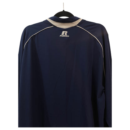 Casaco Esportivo Russell Athletic Team Vintage – Tamanho L, Azul Marinho, Tecnologia Dri-Power - Madame Surtô Vintage Shop