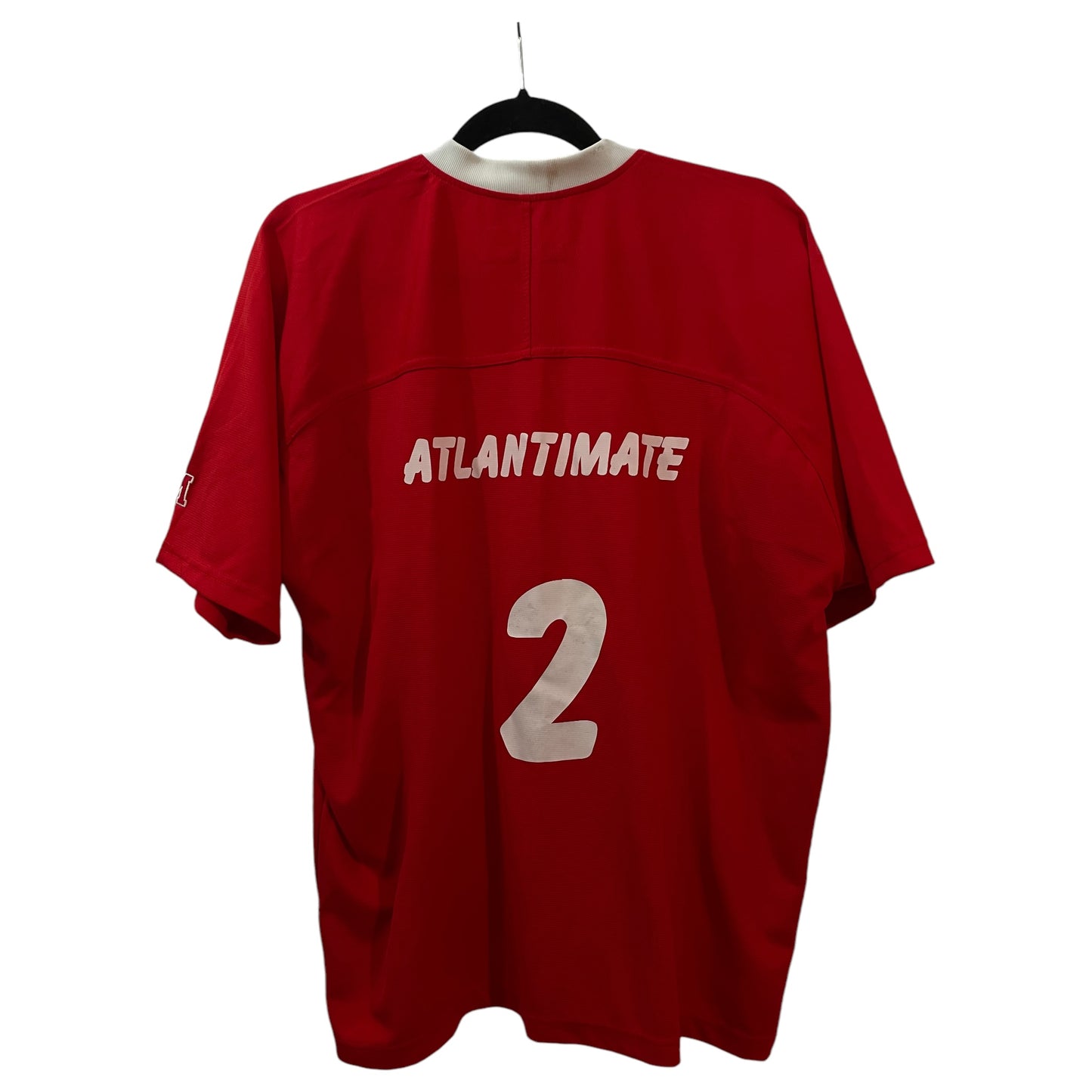 Camisetas de Futebol Atlantimate #2 e #7 (Vermelha e Branca) Anos 2000 Y2K - Madame Surtô Vintage Shop