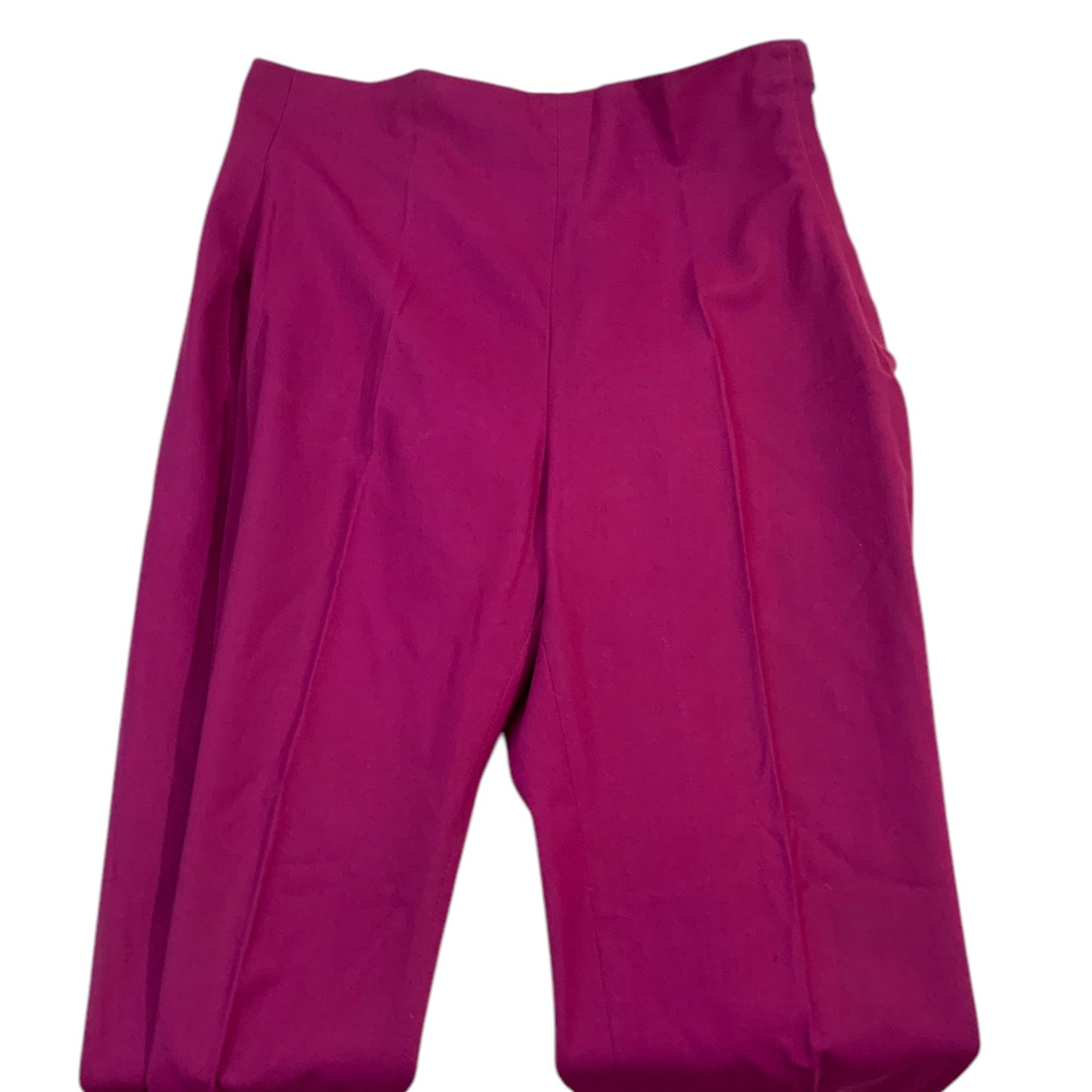 Pantalon taille haute violet à pattes d'éléphant des années 1970 – Élégance sur mesure vintage 