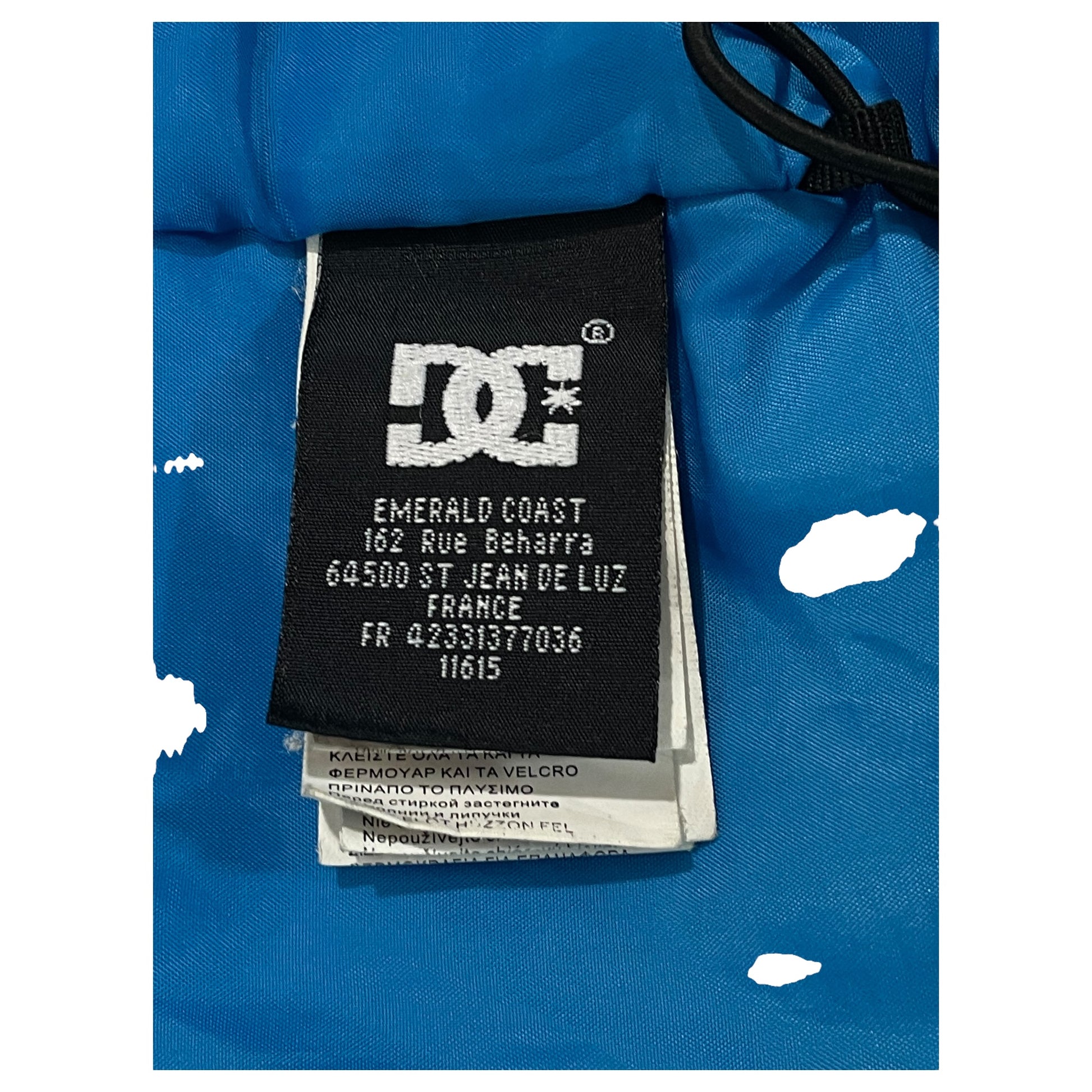 Casaco de Neve DC Shoes - Xadrez Preto e Branco - Madame Surtô Vintage Shop