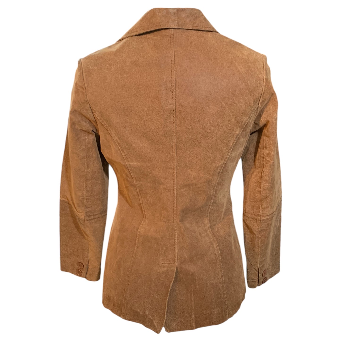 Casaco em Couro Camurça SMF Leather – Estilo e Conforto - Madame Surtô Vintage Shop