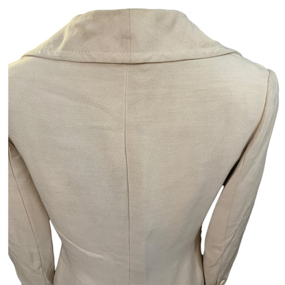 Ensemble beige vintage style années 60 – Blazer et jupe évasée – Tailoring