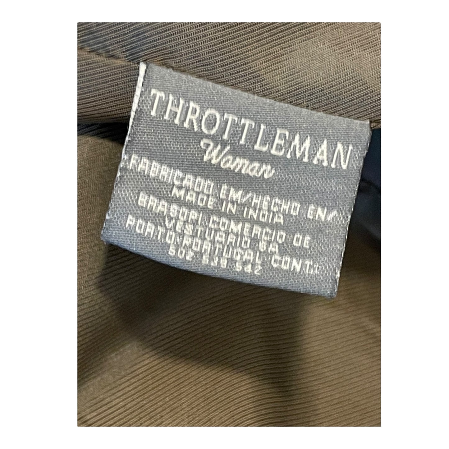 Casaco de Pele Genuína Throttleman – Tamanho L - Madame Surtô Vintage Shop