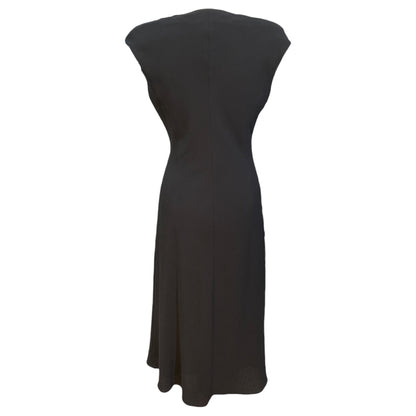 Vestido Longo Jones New York com Bordado de Miçangas - Preto, Novo com Etiqueta