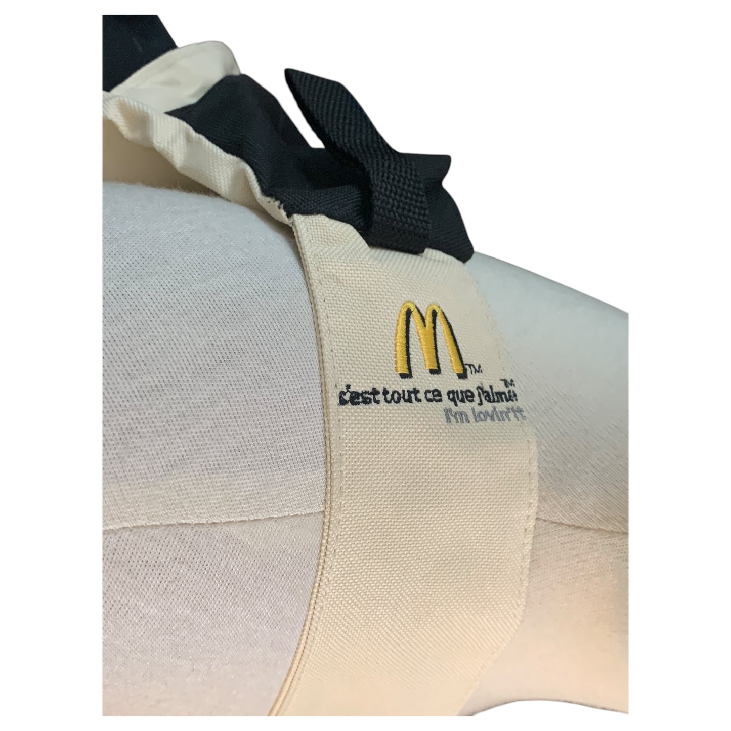 Mochila Triangular Transversal Vintage - RH Attitude com Logo McDonald's