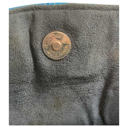 Bolsa de Ombro Vintage em Couro Sintético Azul - Y2K