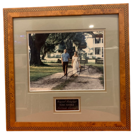 Fotografia Autografada de "Forrest Gump" - Tom Hanks, Com COA - Madame Surtô Vintage Shop