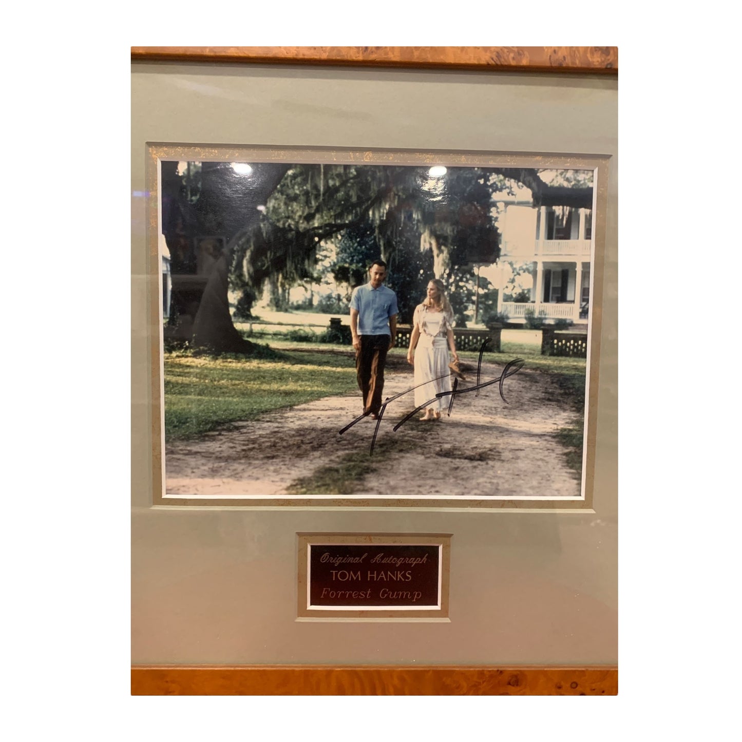 Fotografia Autografada de "Forrest Gump" - Tom Hanks, Com COA - Madame Surtô Vintage Shop