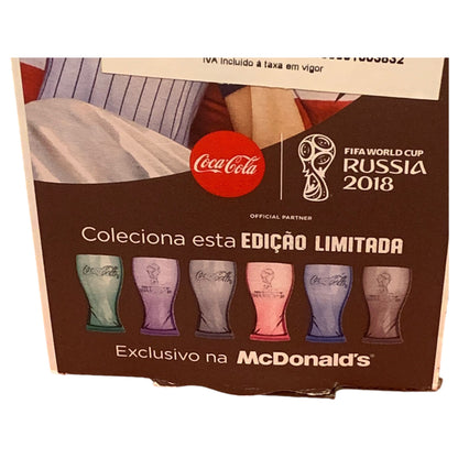 Coleção de 3 Copos Colecionáveis FIFA World Cup 2018 – Coca-Cola e McDonald's