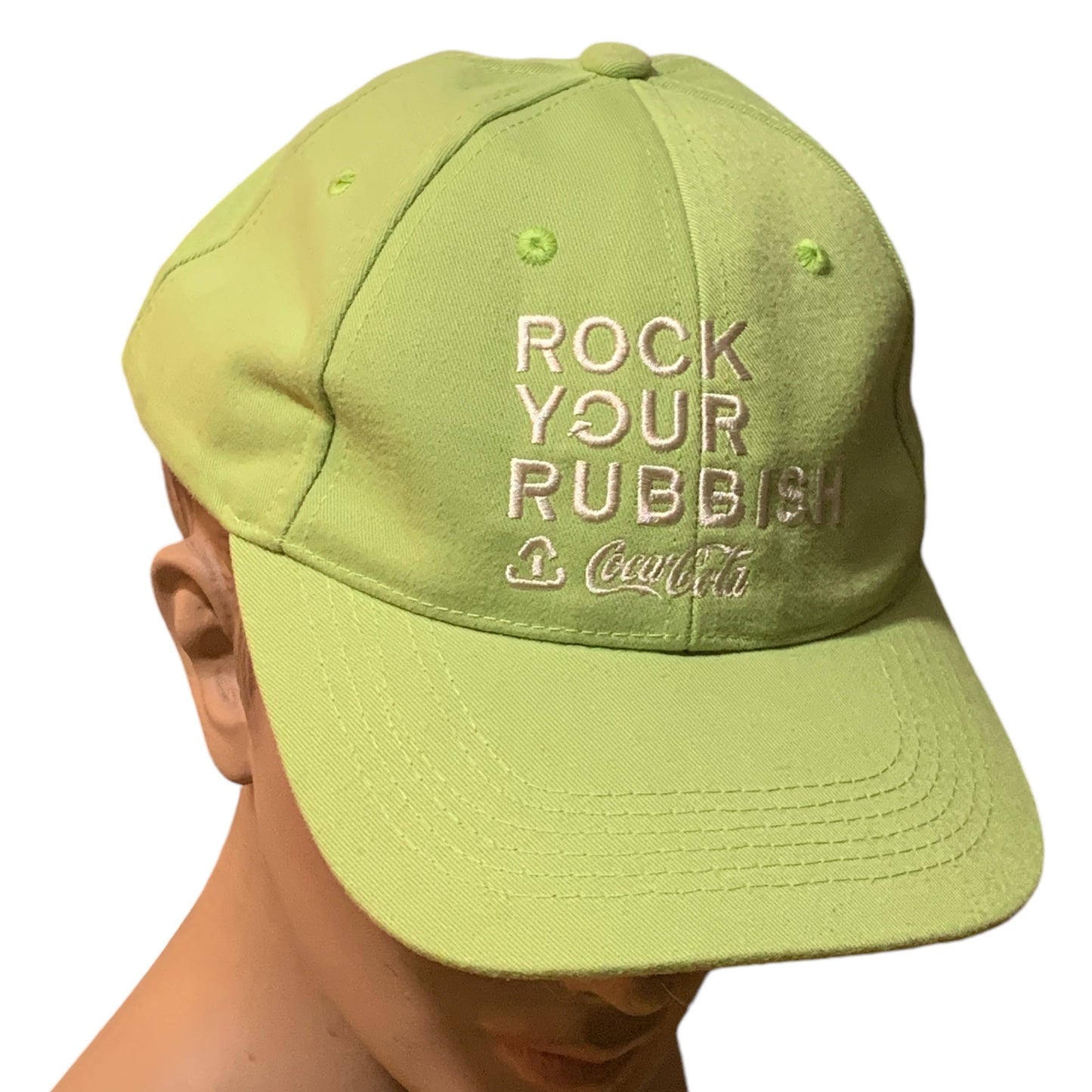 Coca-Cola "Rock Your Rubbish" Light Green Cap