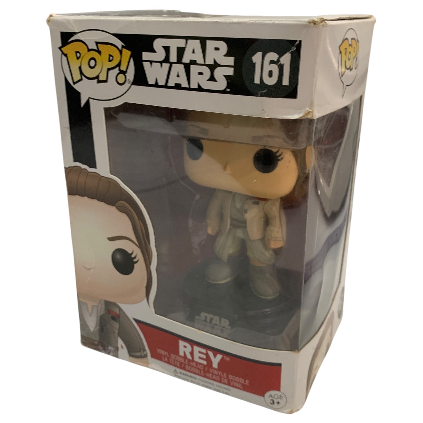 Funko Pop Star Wars Rey #161 - Figurine à tête branlante en vinyle à collectionner