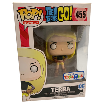 Funko Pop Terra Teen Titans Go #455 - Exclusivité Toys'R'Us - Boîte défectueuse