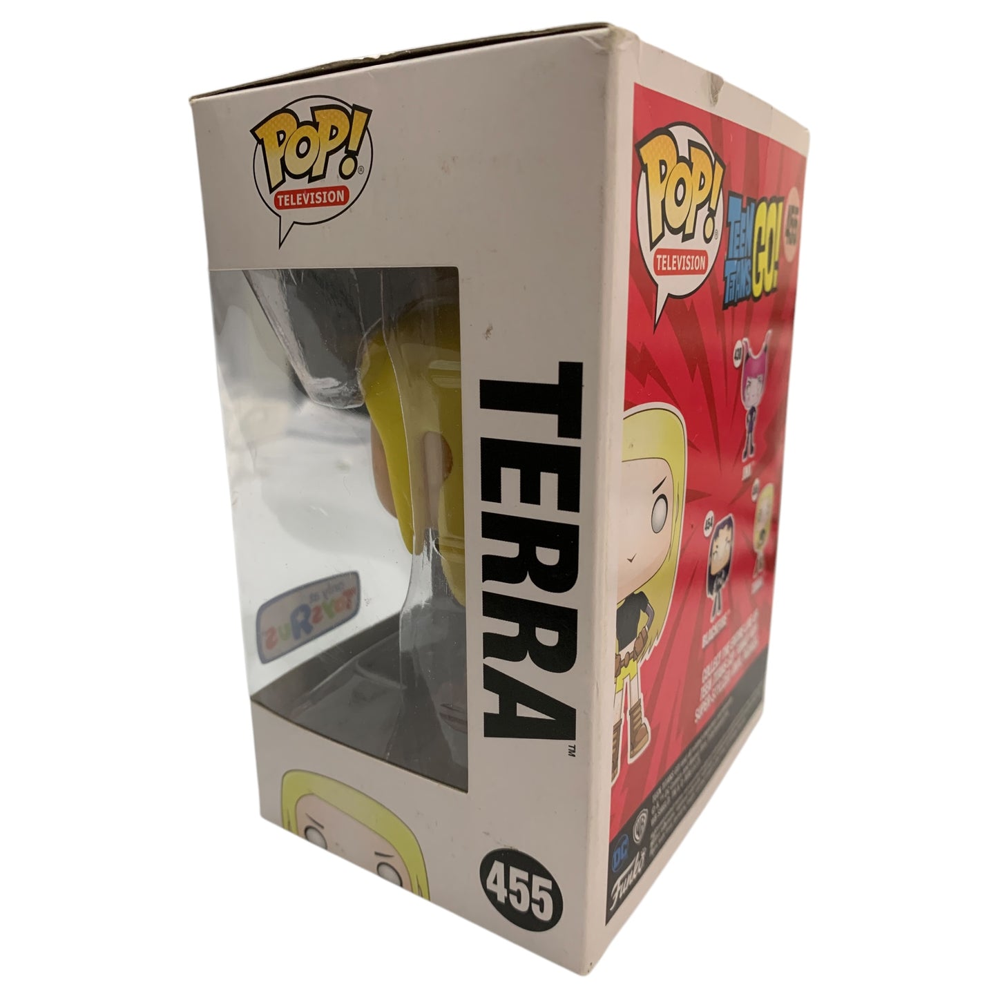 Funko Pop Terra Teen Titans Go #455 - Exclusivité Toys'R'Us - Boîte défectueuse