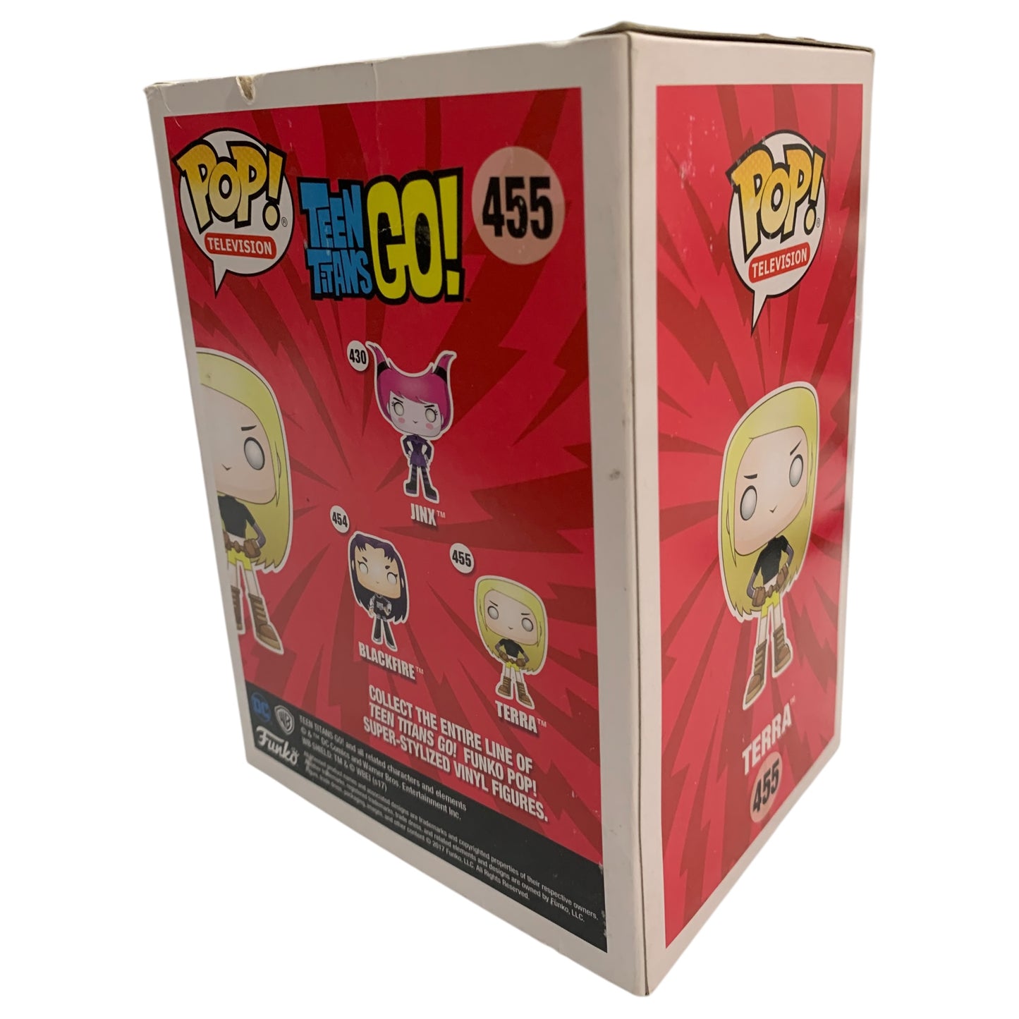 Funko Pop Terra Teen Titans Go #455 - Exclusivité Toys'R'Us - Boîte défectueuse