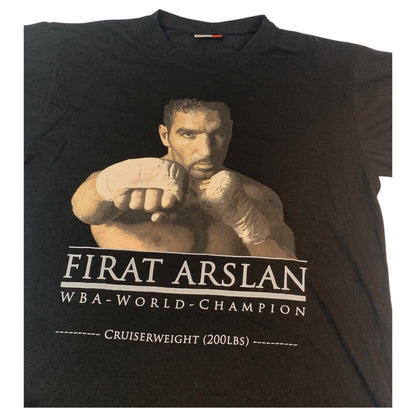 T-shirt Preta WBA World Champion Cruiserweight 200 lbs - Aslan x Wilson (Stuttgart, 03/05/2008)