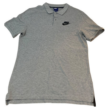 Camisa Polo Cinza Nike 100% Algodão, Tamanho S