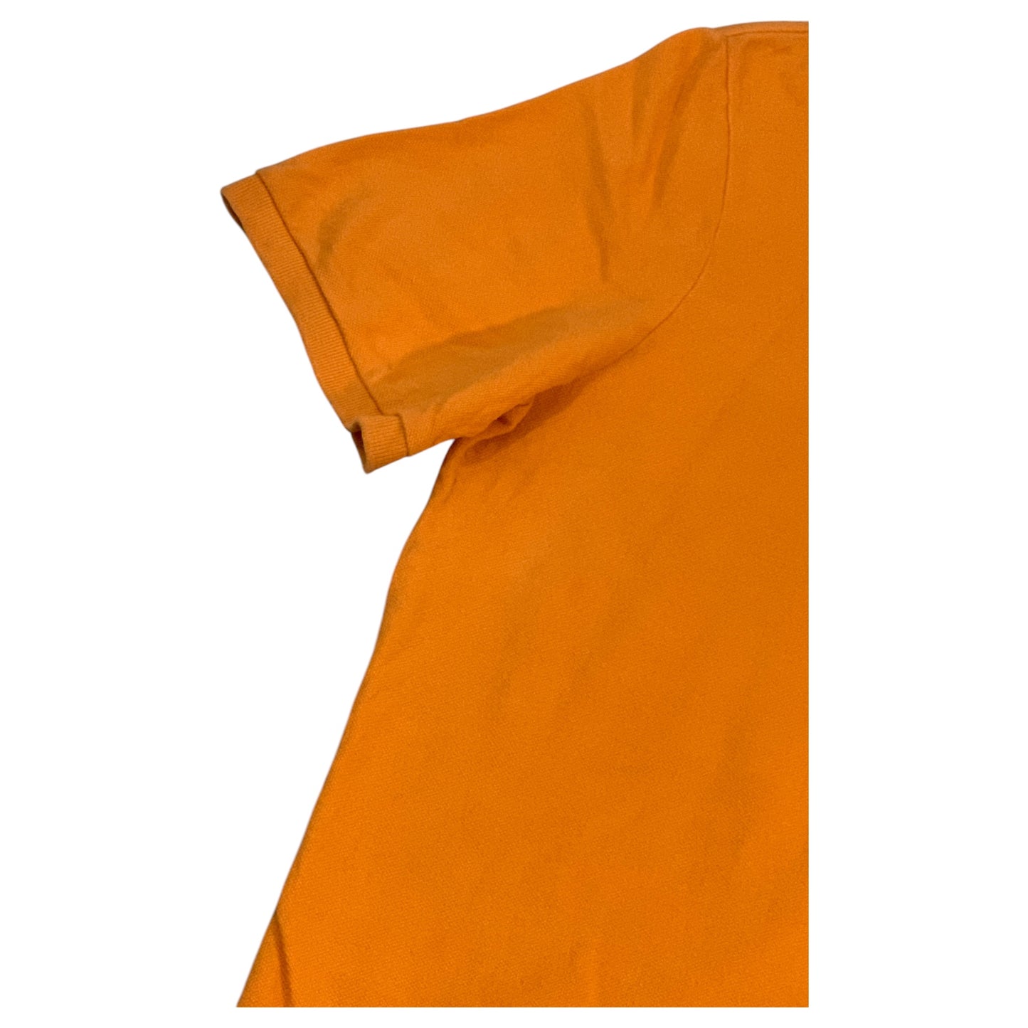 Camisa Polo Laranja Ralph Lauren Classic Fit – Tamanho L, 100% Algodão