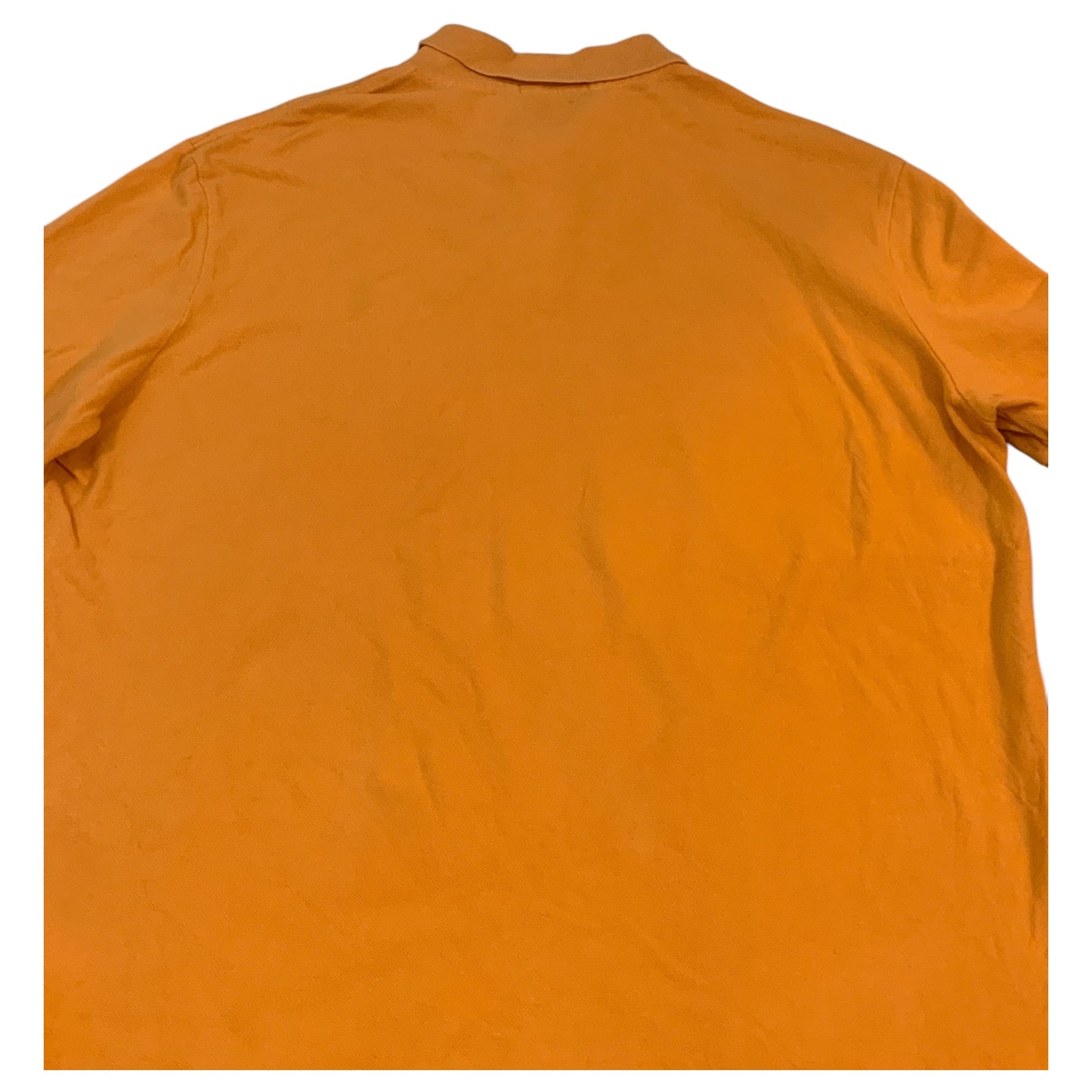 Camisa Polo Laranja Ralph Lauren Classic Fit – Tamanho L, 100% Algodão