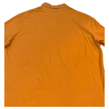 Camisa Polo Laranja Ralph Lauren Classic Fit – Tamanho L, 100% Algodão