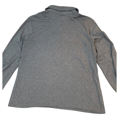 Hugo Boss Women's Long Sleeve Gray Shirt with Cuff Details Size S Comfortable Cotton