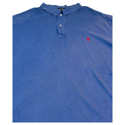 Camisa Polo Ralph Lauren Azul Modelo Tall 2XL Vintage