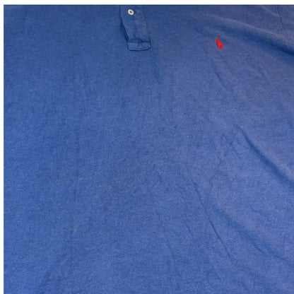 Camisa Polo Ralph Lauren Azul Modelo Tall 2XL Vintage