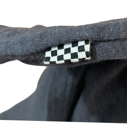 Vans Grey and Black Long Sleeve T-Shirt with Geometric Print - Size S