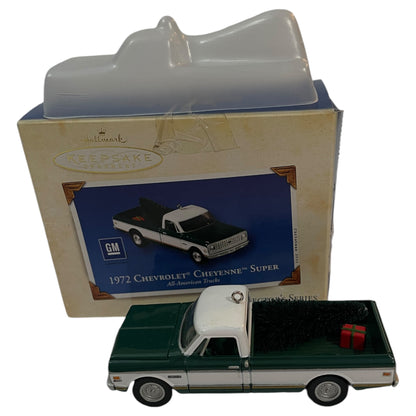 Decoração de Árvore de Natal - Chevrolet Cheyenne Super 1972 - Hallmark Keepsake Ornament