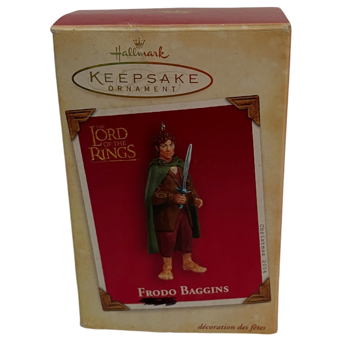 Decoração de Árvore de Natal - Frodo Baggins Lord of the Rings - Hallmark Keepsake Ornament 2004