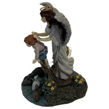 Miniatura de Decoração de Árvore de Natal - Heavenly Protector Bradford Editions 1998 - Série Someone to Watch Over Me