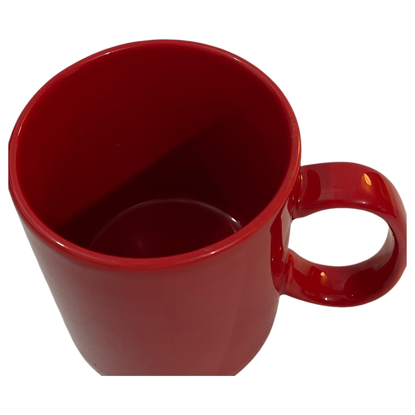 Caneca Natalina Vermelha Life is Good – Grateful com Árvore de Natal, Perfeita para Presentear