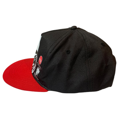 Boné Coca-Cola UEFA Euro 2020 Preto e Vermelho – Aba Reta, Snapback, Ajustável