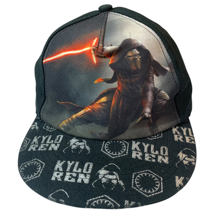 Boné Aba Reta Kylo Ren – Star Wars, Bordado Vermelho, Snapback Ajustável