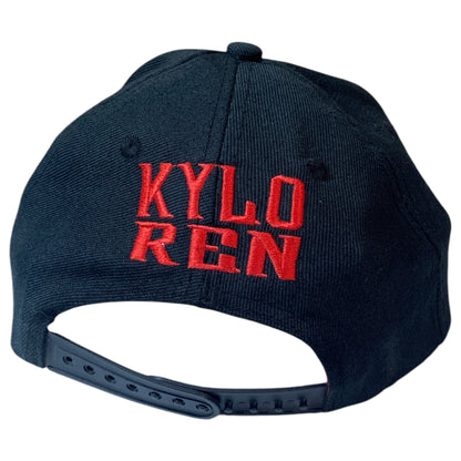 Boné Aba Reta Kylo Ren – Star Wars, Bordado Vermelho, Snapback Ajustável