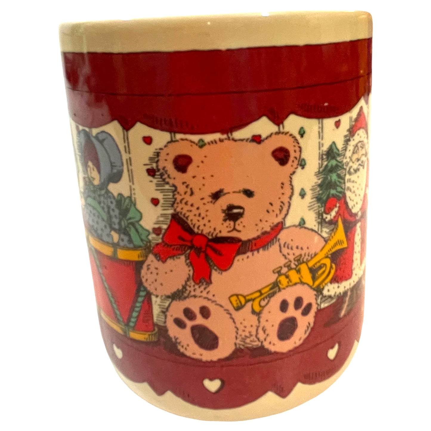 Caneca de Natal Trenditions Cerâmica Vintage Anos 90