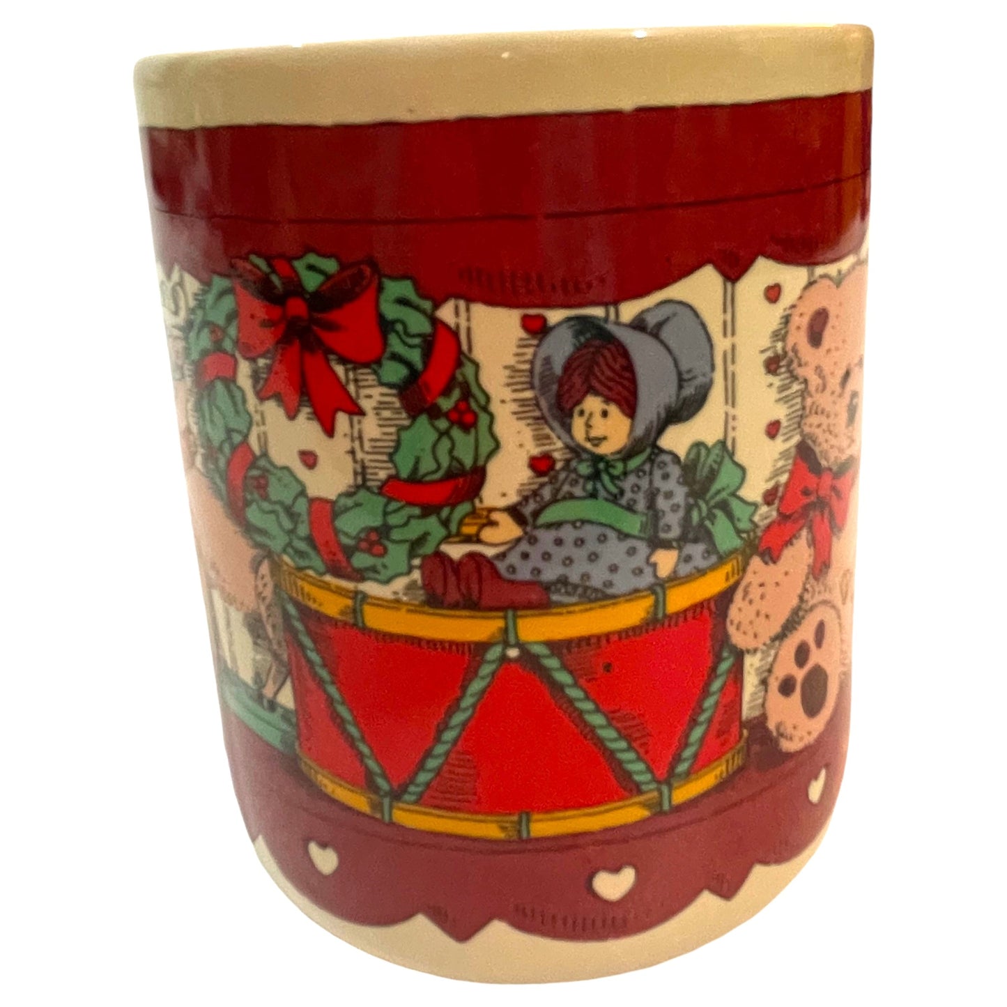 Caneca de Natal Trenditions Cerâmica Vintage Anos 90